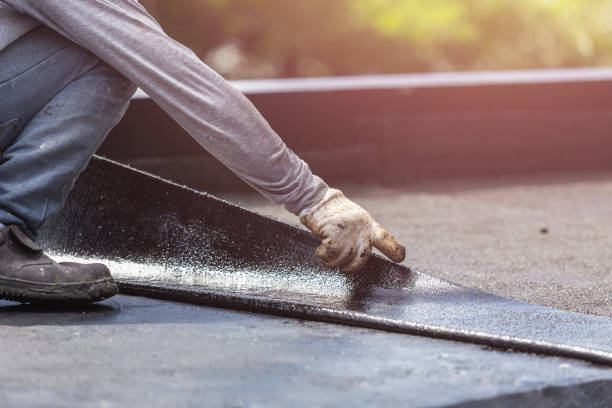 Professional Exterior Waterproofing technician working in Richfield, WI